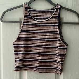 Striped crop top